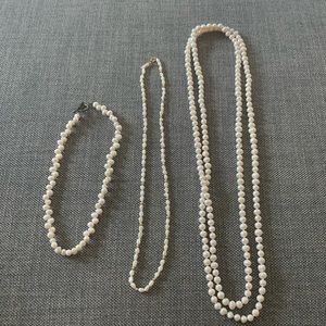 Pearl necklaces